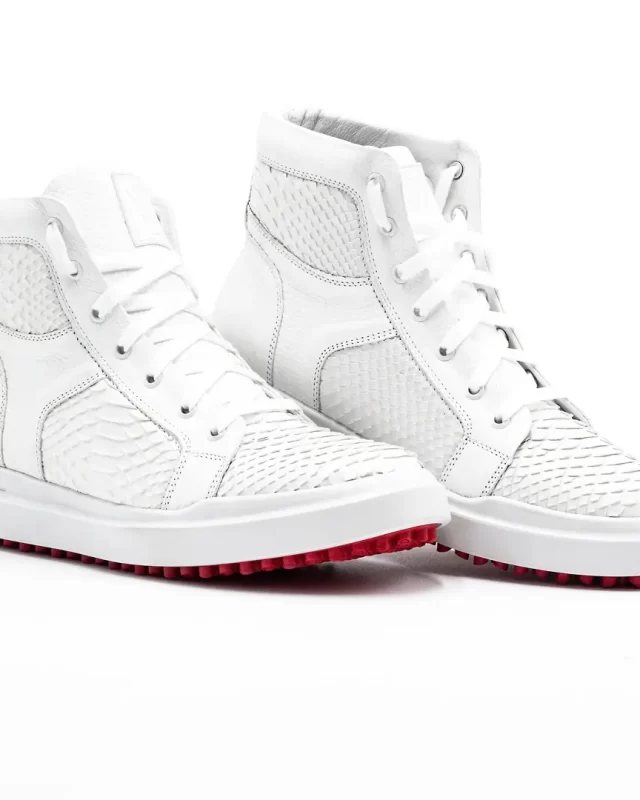 HIGH TOP PITON BLANCO FORRO BLANCO