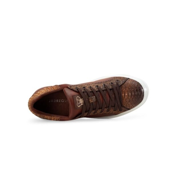 4 LOW TOP CORDONES PITON CAFE Low Top Pitón Sombreado