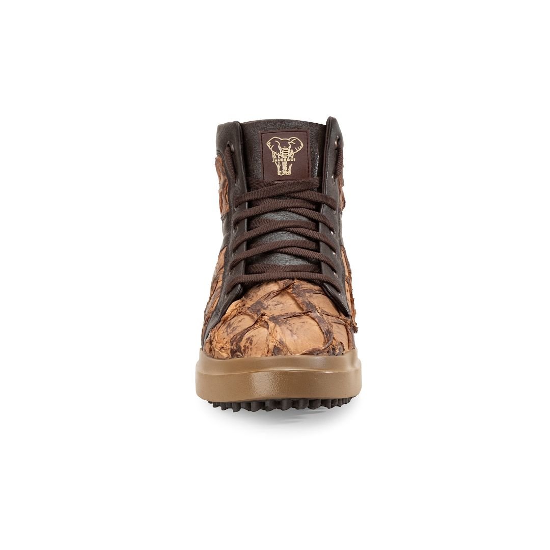 HIGH TOP FUEGO TENIS PESCADO PIRARUCO CAFÉ - Imagen 5