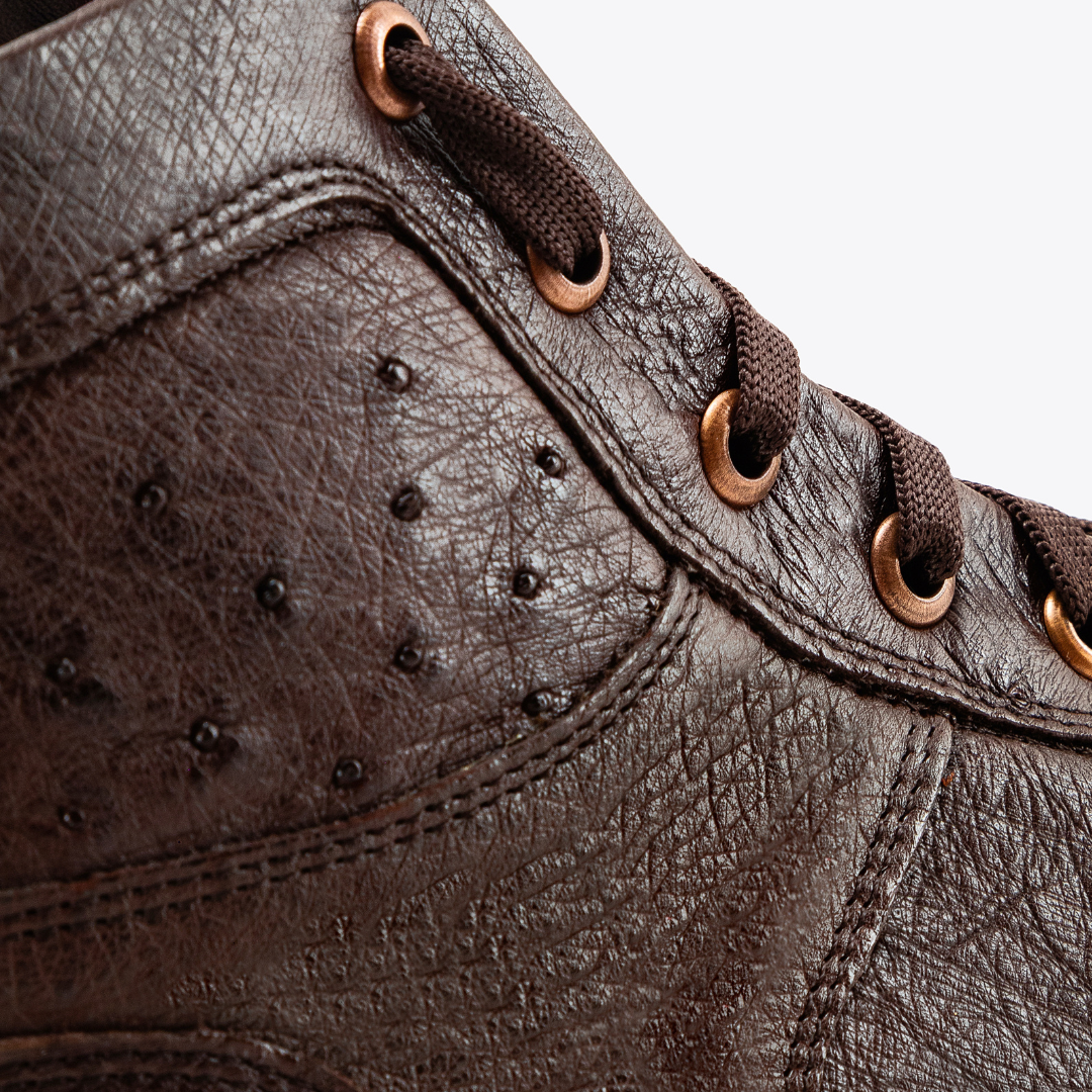 HIGH TOP PLUMA DE AVESTRUZ NEGRO - Imagen 4