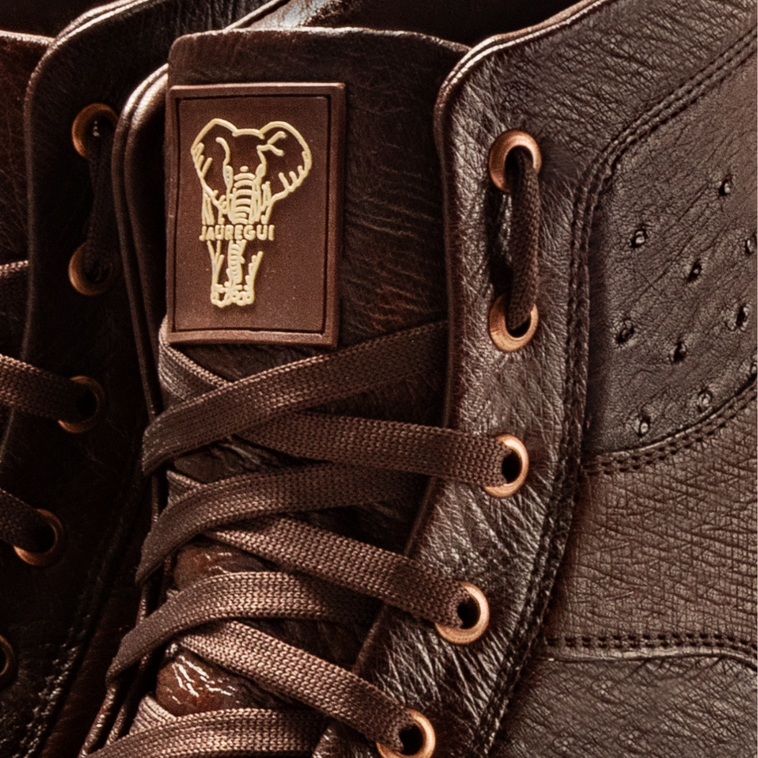 HIGH TOP PLUMA DE AVESTRUZ NEGRO - Imagen 3