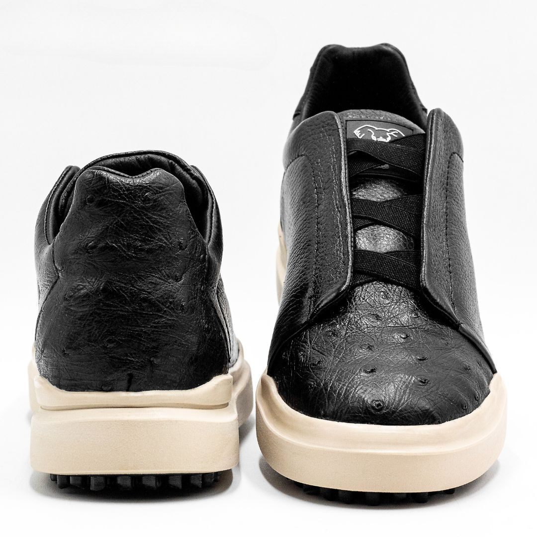 HIGH TOP FUEGO PLUMA DE AVESTRUZ NEGRO - Imagen 4