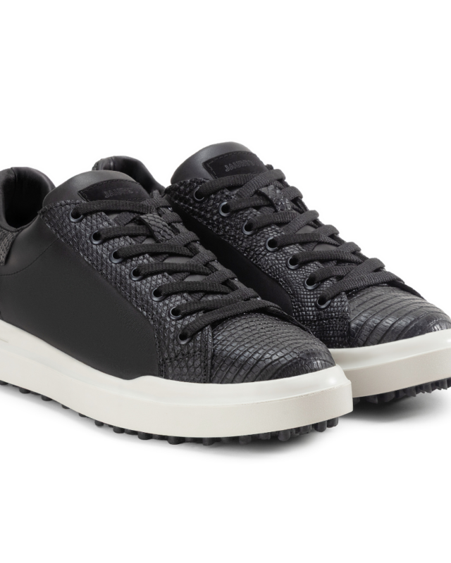 LOW TOP LIZZARD NEGRO