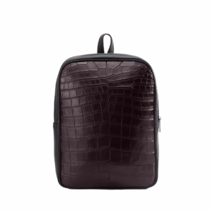 Noir Alligator Backpack