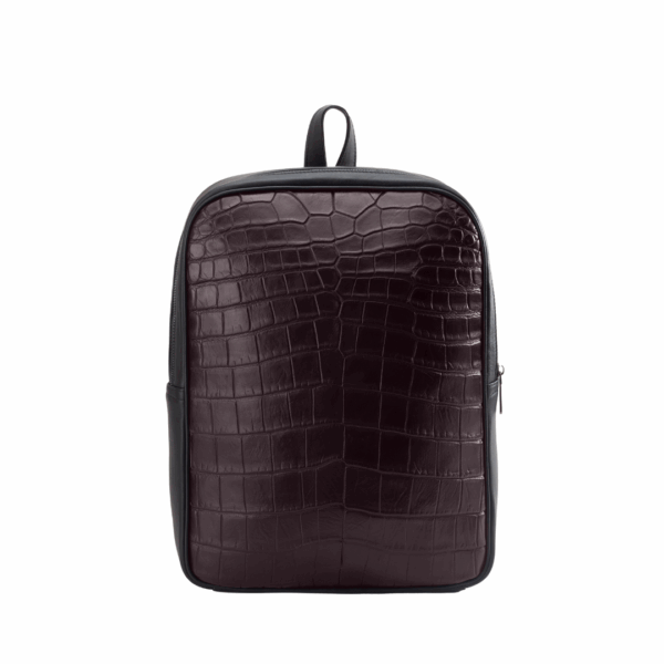 Noir Alligator Backpack1 Noir Alligator Backpack
