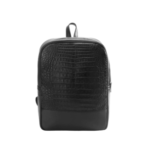 Noir Croco Backpack