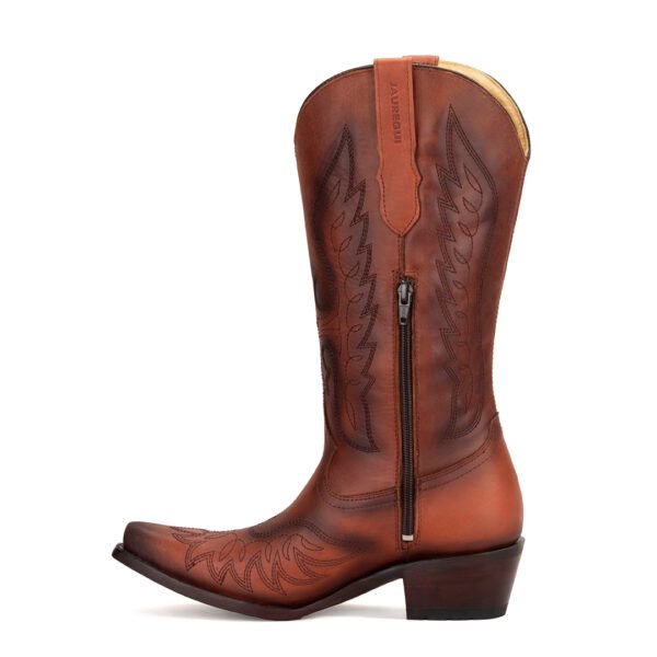 BOTA DE DAMA VENADO CAFÉ SOMBREADA_2 Bota de dama venado café sombreada
