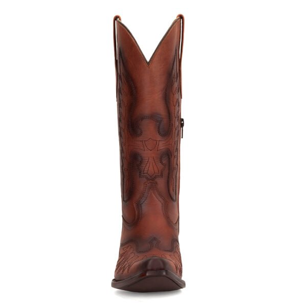 BOTA DE DAMA VENADO CAFÉ SOMBREADA_4 Bota de dama venado café sombreada