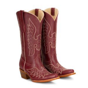 Bota de dama venado rojo