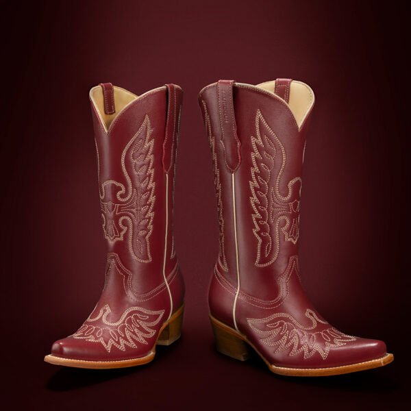 BOTA DE DAMA VENADO ROJO_8 Bota de dama venado rojo