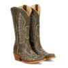 Bota de dama venado verde