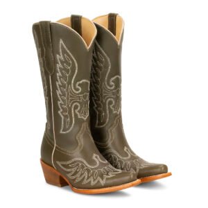 Bota de dama venado verde