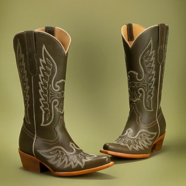 BOTA DE DAMA VENADO VERDE_8 Bota de dama venado verde