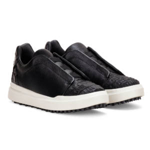 Low top cocodrilo negro