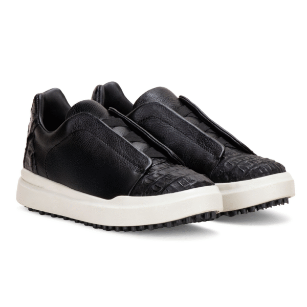 LOW TOP COCODRILO NEGRO1 Low top cocodrilo negro
