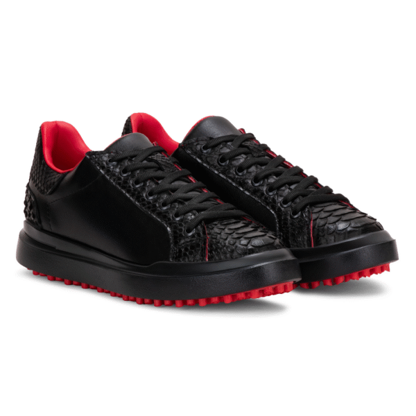 LOW TOP PITON NEGRO1 Low top pitón negro