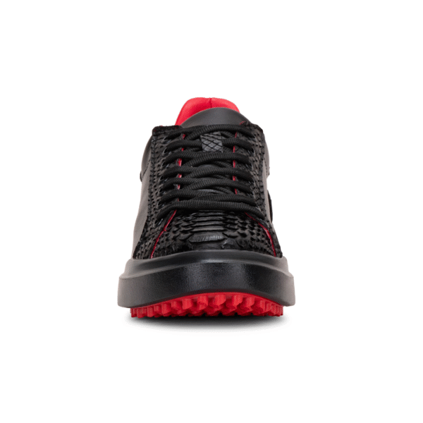 LOW TOP PITON NEGRO4 Low top pitón negro