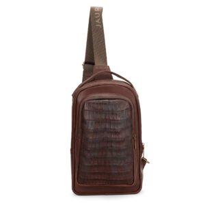 Pechera de cocodrilo café