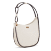 Bolsa res blanca piton negro
