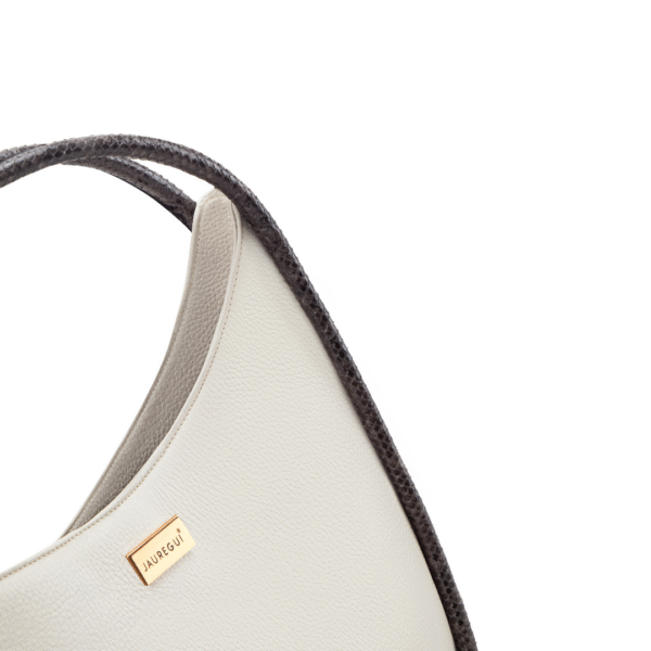 pitónoscuro3 Bolsa res blanca piton negro