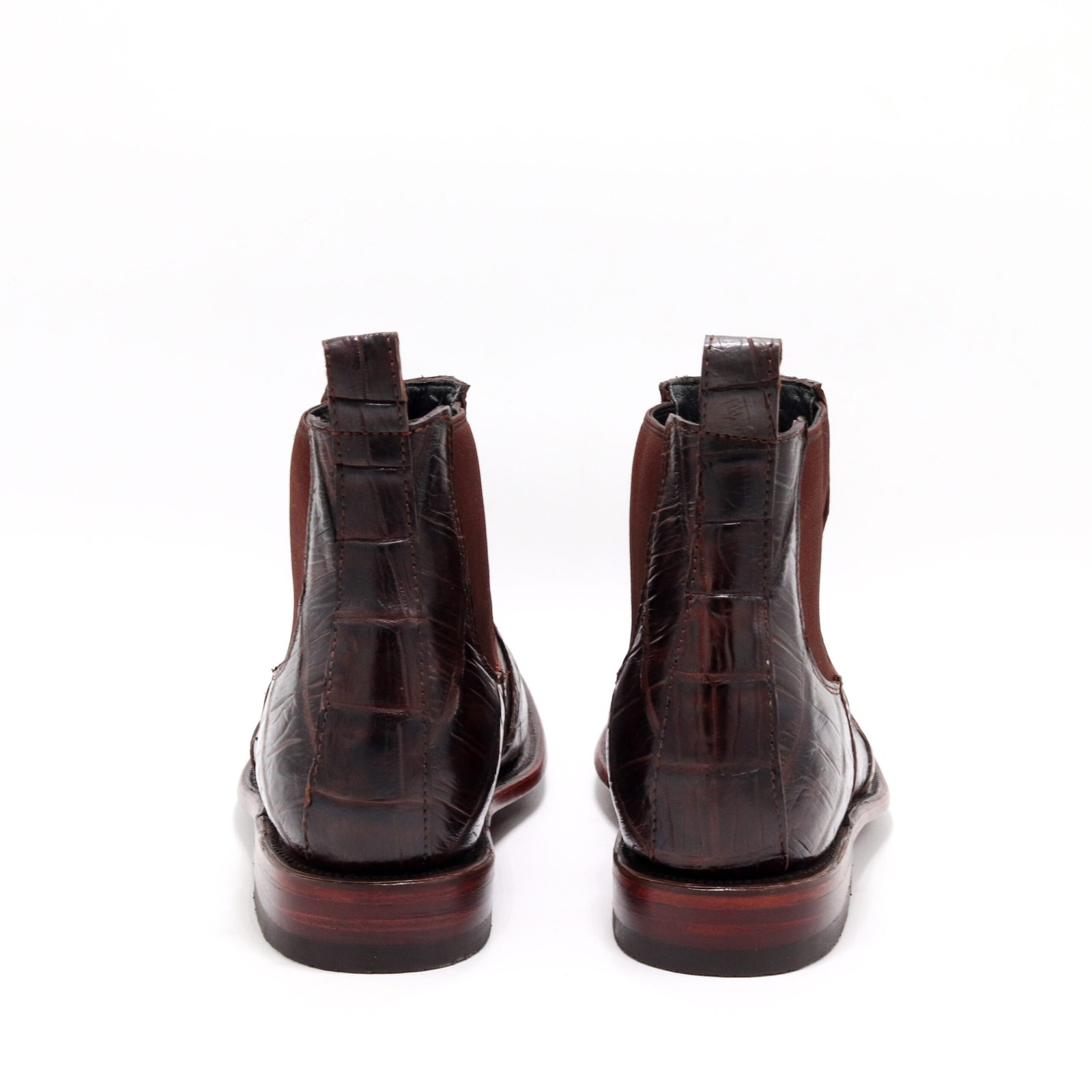 BOTIN HORMA FRANCESA COCODRILO FULL COÑAC - Imagen 4