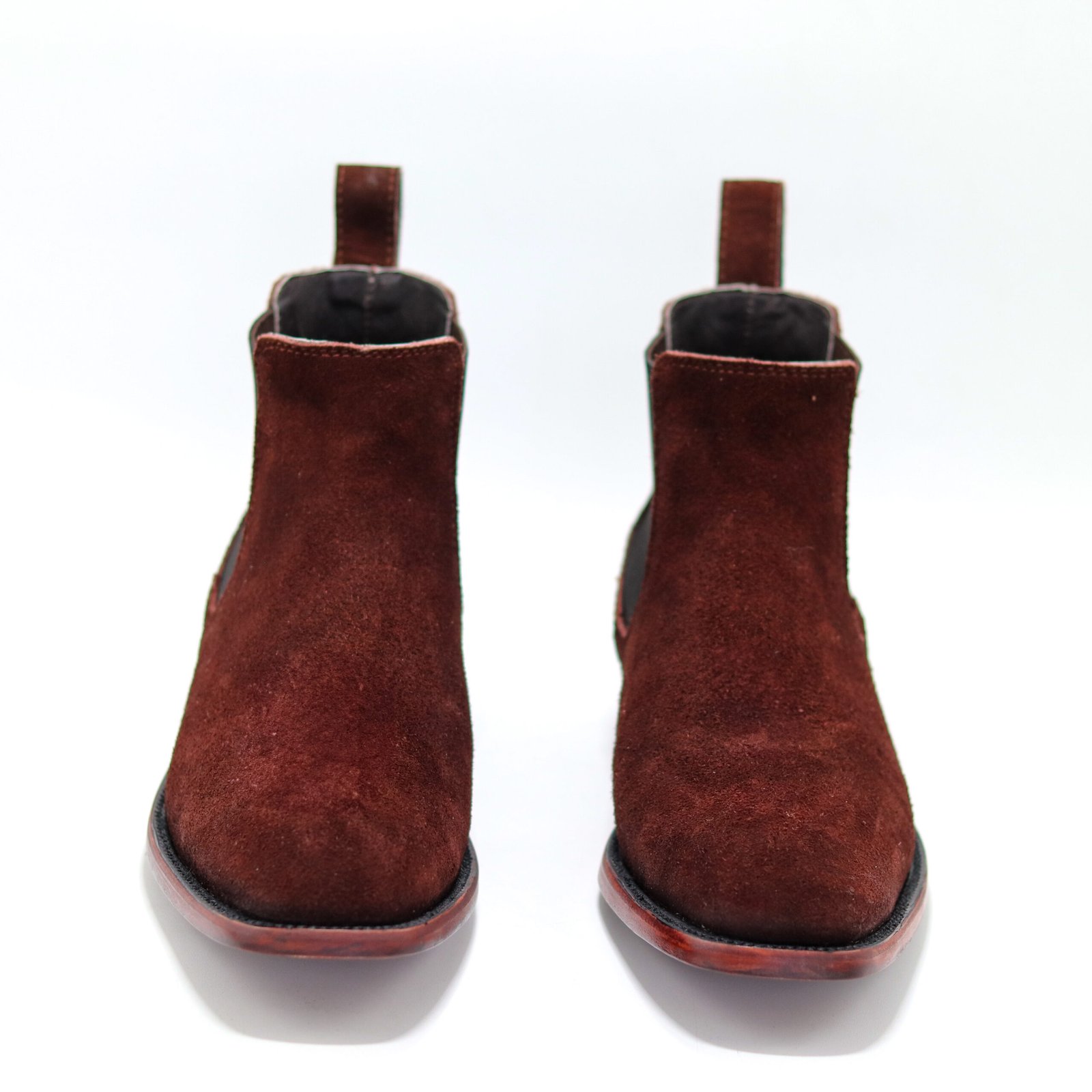 BOTIN CHELSEA FRANCES GAMUZA CAFE - Imagen 2