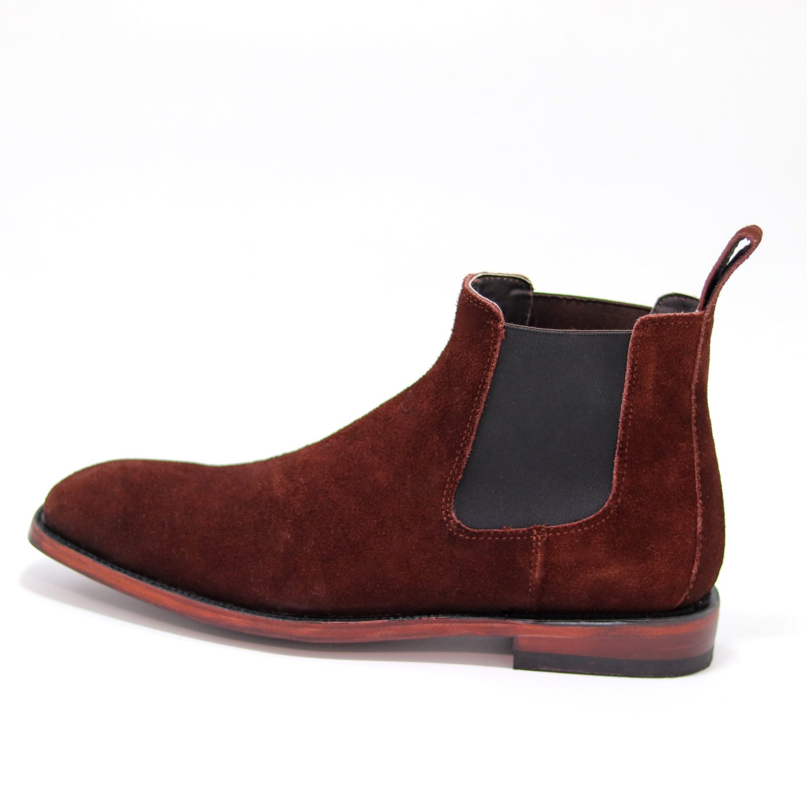 BOTIN CHELSEA FRANCES GAMUZA CAFE - Imagen 6