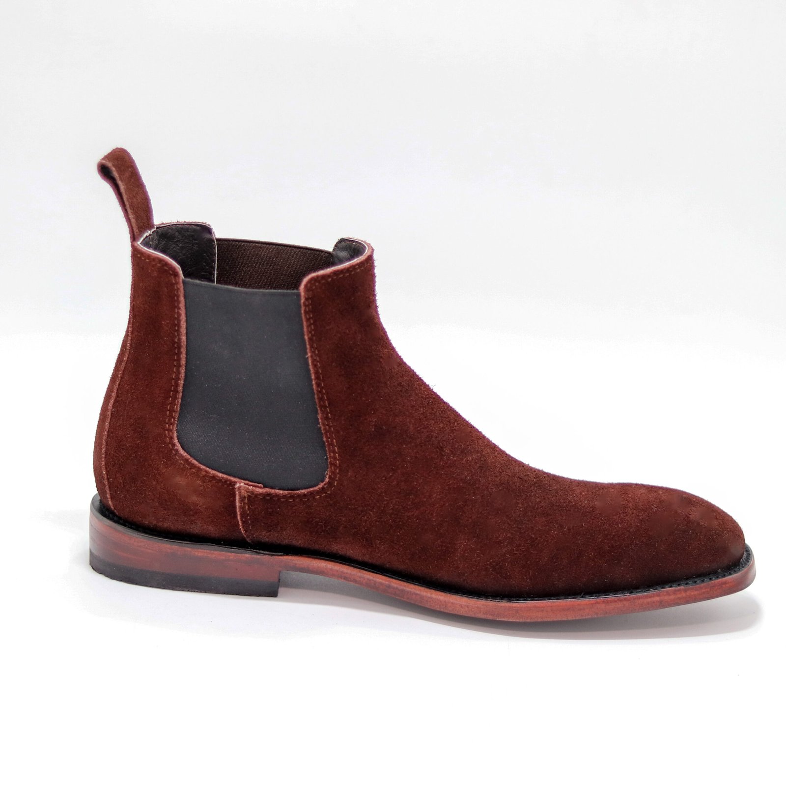 BOTIN CHELSEA FRANCES GAMUZA CAFE - Imagen 5