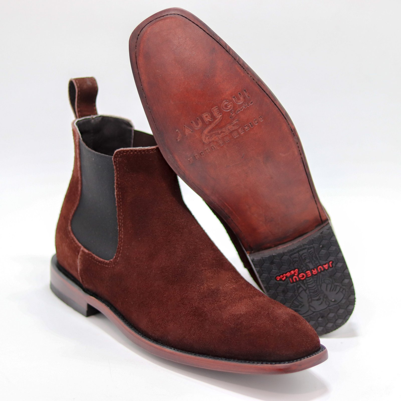 BOTIN CHELSEA FRANCES GAMUZA CAFE - Imagen 4