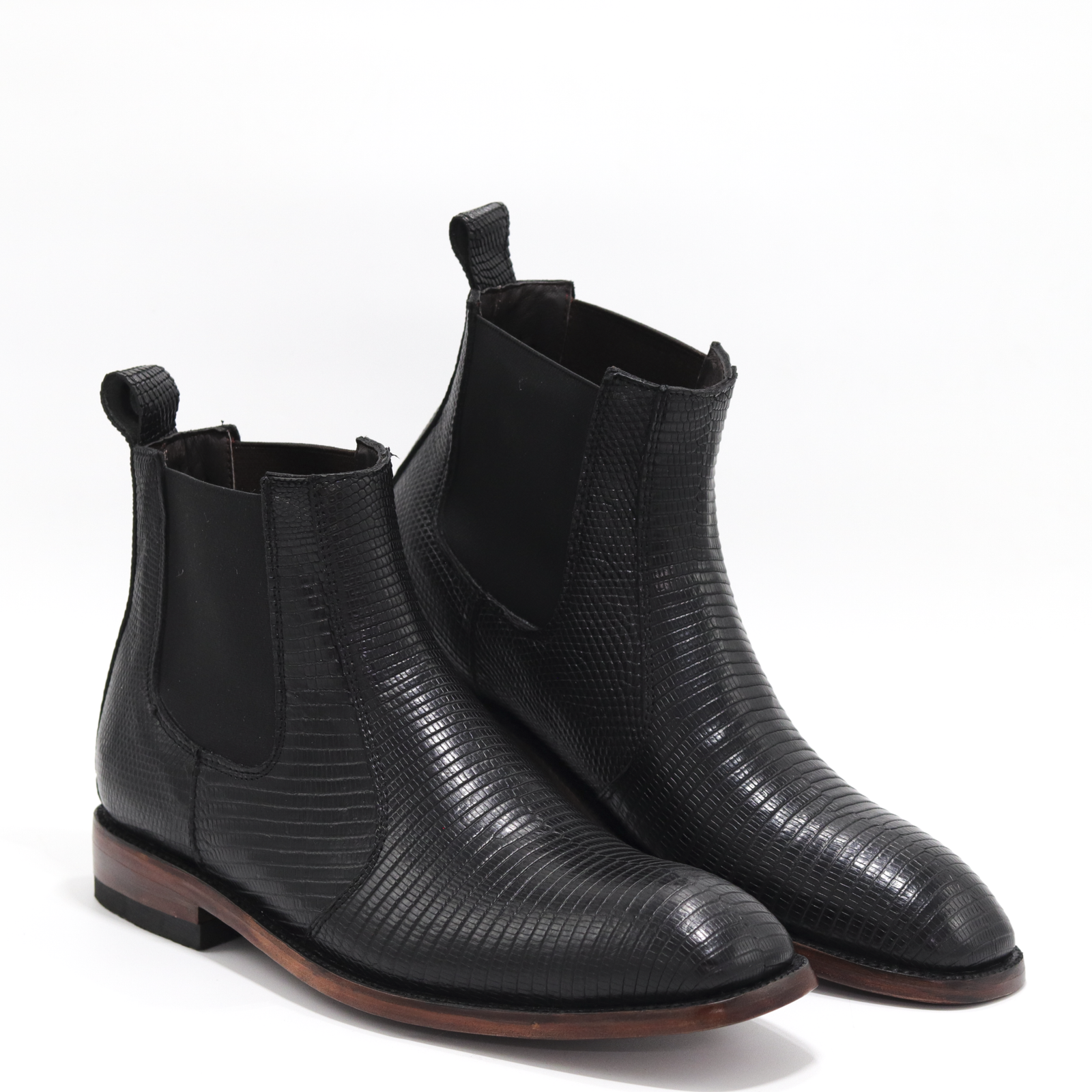 BOTIN FRANCES LIZARD NEGRO