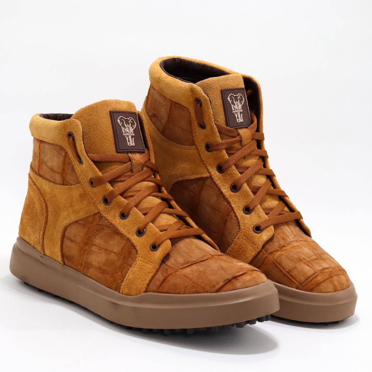 HIGH TOP ALLIGATOR MIEL GAMUZA