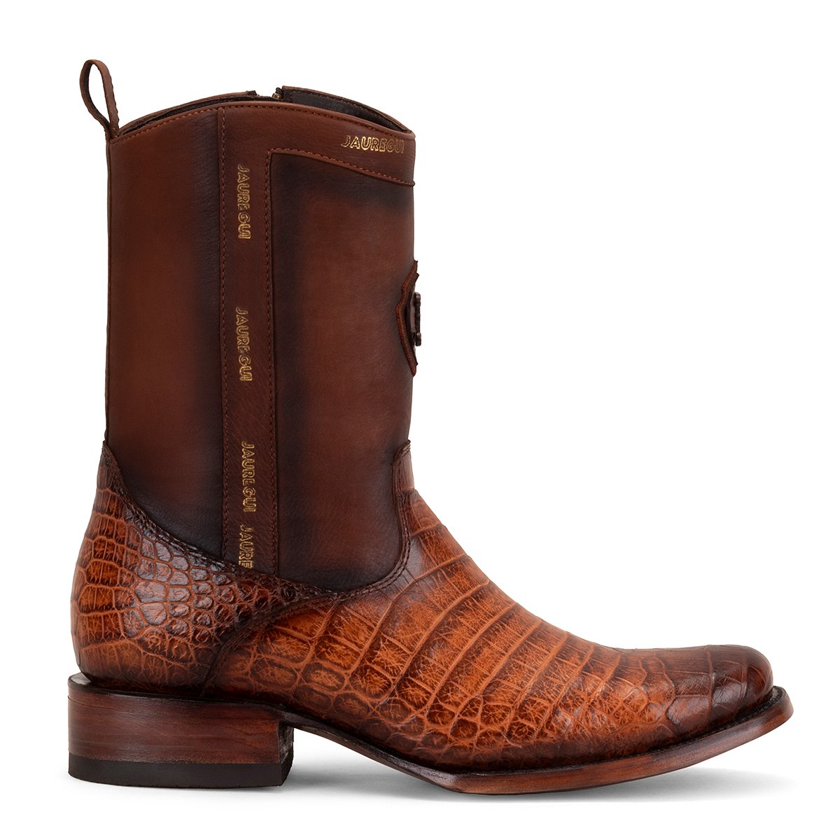 MEDIA BOTA SCORPION DUBAI ALLIGATOR COÑAC - Imagen 5
