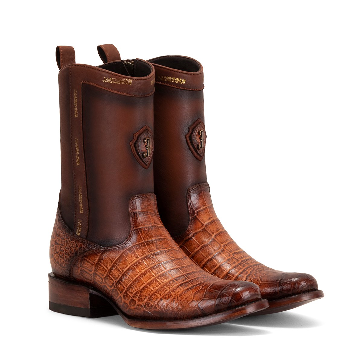 MEDIA BOTA SCORPION DUBAI ALLIGATOR COÑAC