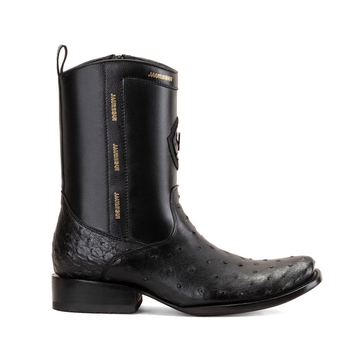 MEDIA BOTA SCORPION DUBAI AVESTRUZ NEGRO - Imagen 5