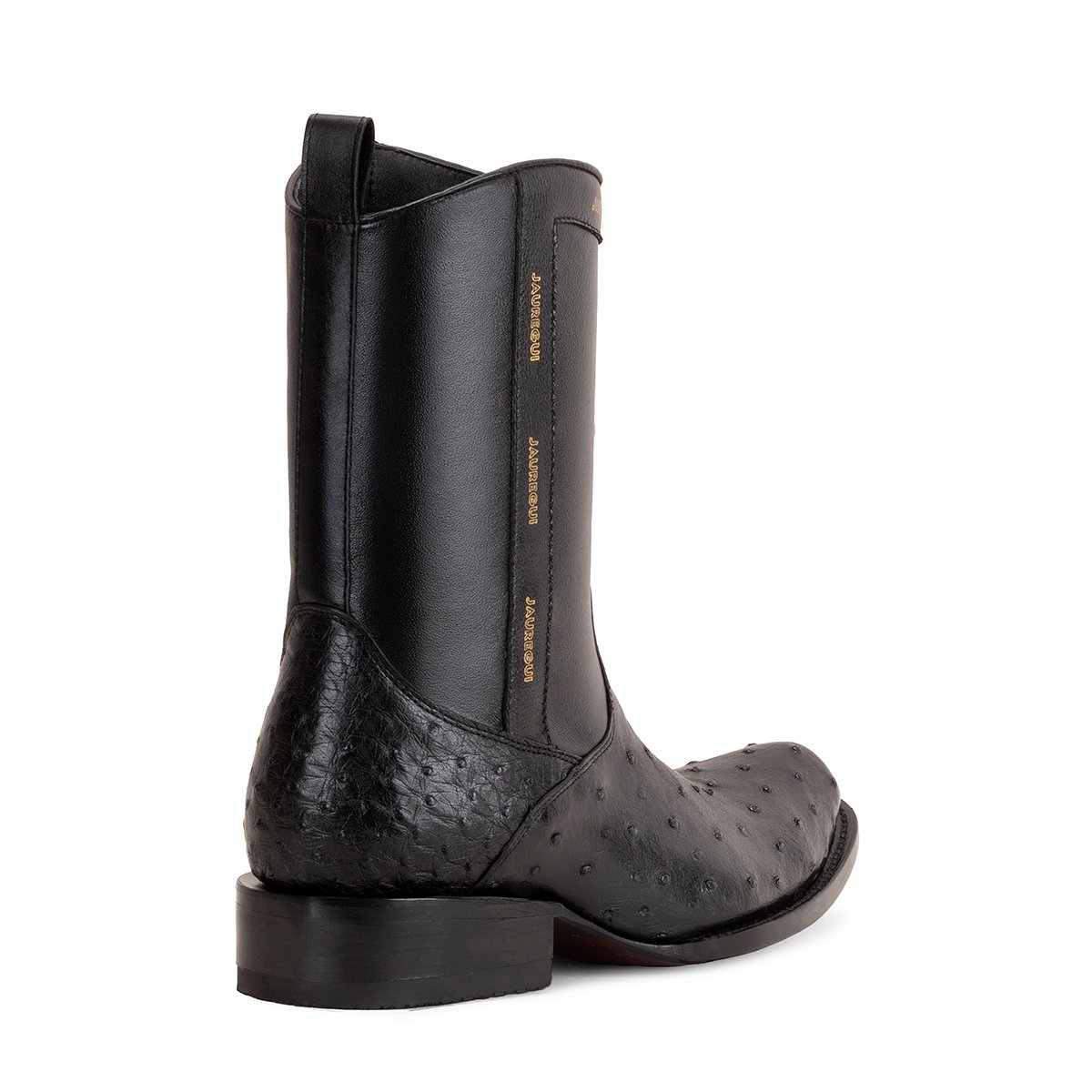 MEDIA BOTA SCORPION DUBAI AVESTRUZ NEGRO - Imagen 4