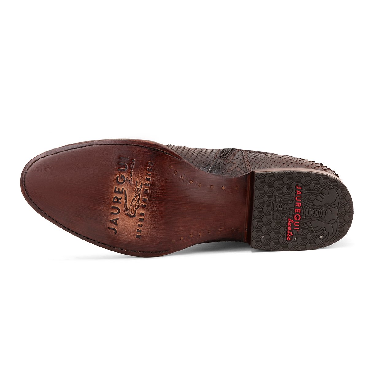 MEDIA BOTA JAUREGUI PITON TABACO - Imagen 3