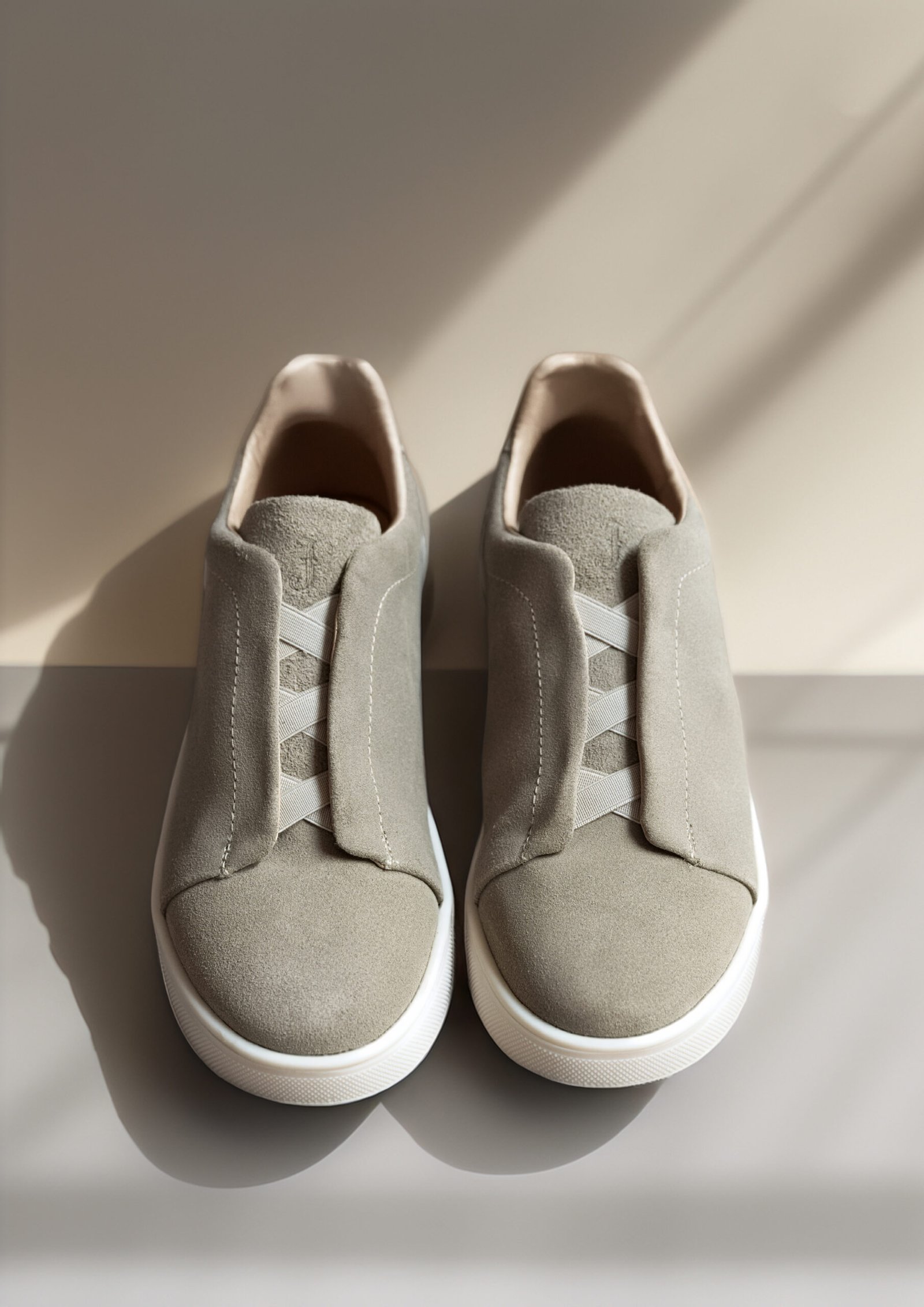 FUEGO SLIM ELÁSTICO VACUNO HUESO GAMUZA TAUPE - Imagen 2
