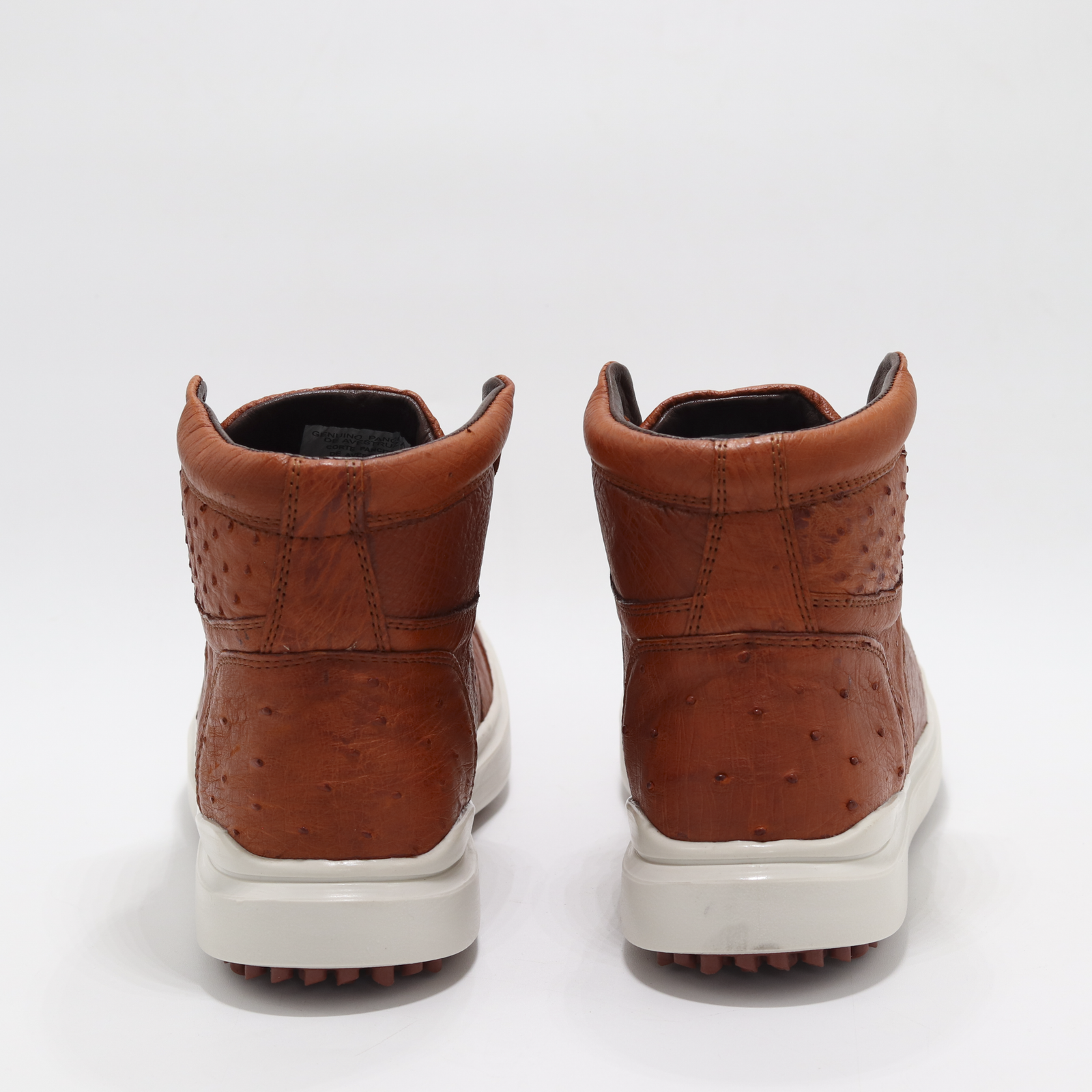 HIGH TOP FUEGO PANZA DE AVESTRUZ COÑAC - Imagen 5