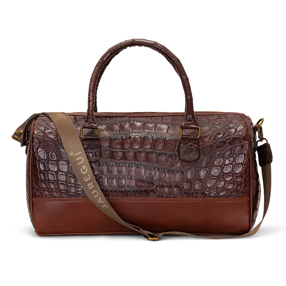 MALETA ALLIGATOR COÑAC