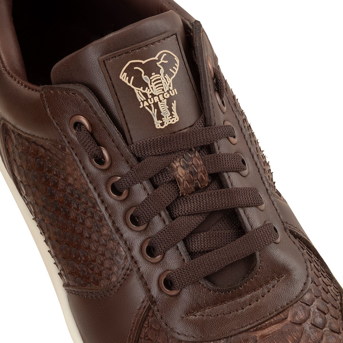 SNEAKER SATURNO PITÓN TABACO - Imagen 2