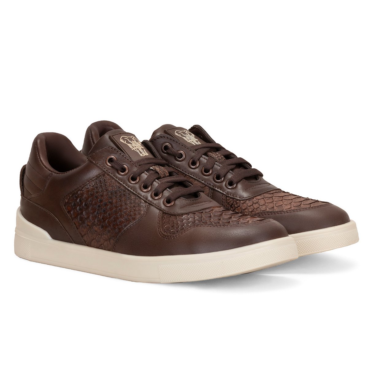 SNEAKER SATURNO PITÓN TABACO