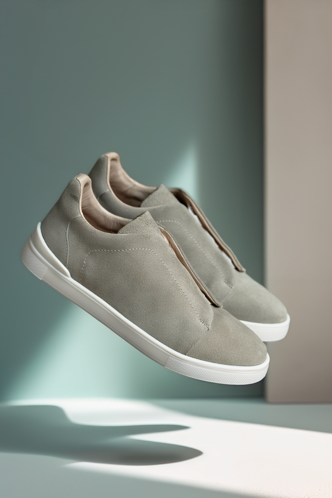 FUEGO SLIM ELÁSTICO VACUNO HUESO GAMUZA TAUPE - Imagen 3