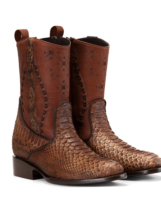 BOTA SCORPION VINTAGE PITÓN TAUPE