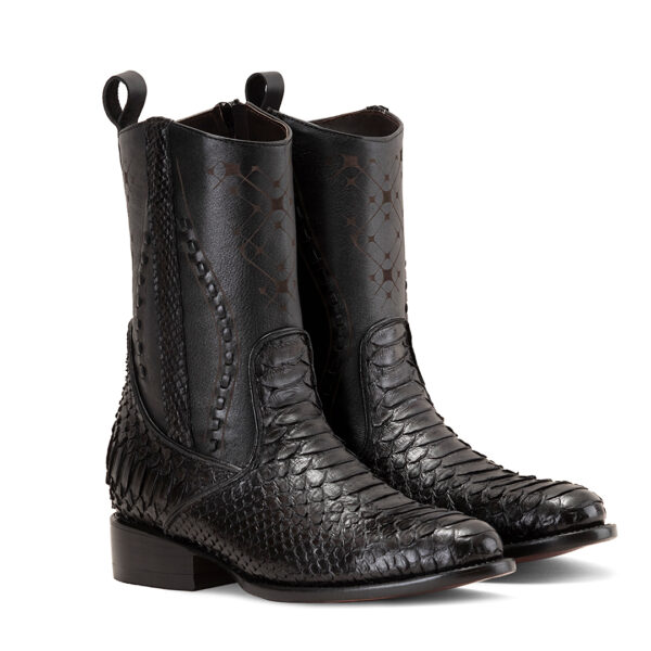 BOTA SCORPION VINTAGE PITON NEGRO