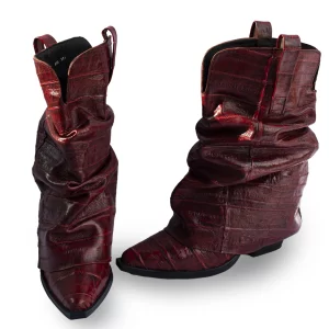 BOTIN MANGA ANGUILA VINO