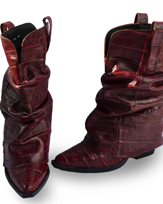 BOTIN MANGA ANGUILA VINO