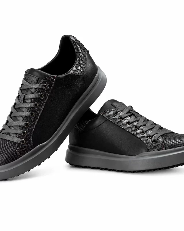 LOW TOP PITON GRIS SUELA GRIS