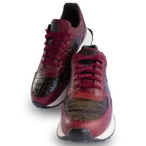TENIS MAURICIO COCODRILO BLACK CHERRY