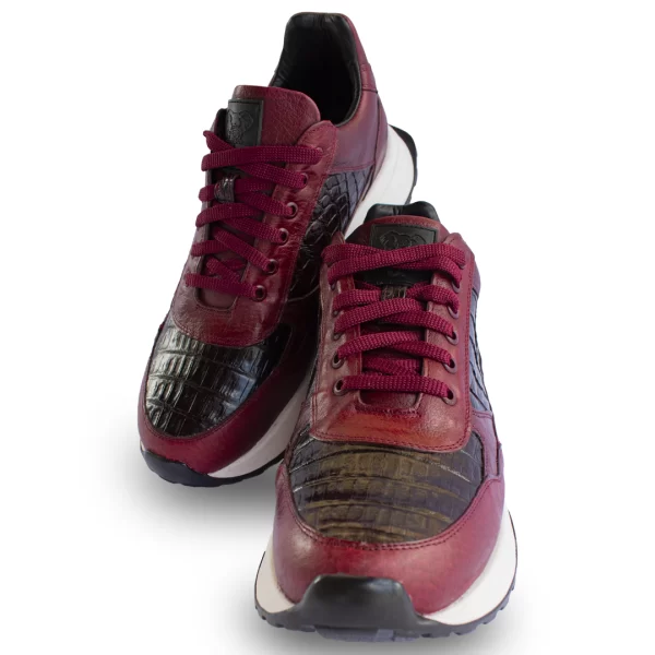 TENIS MAURICIO COCODRILO BLACK CHERRY
