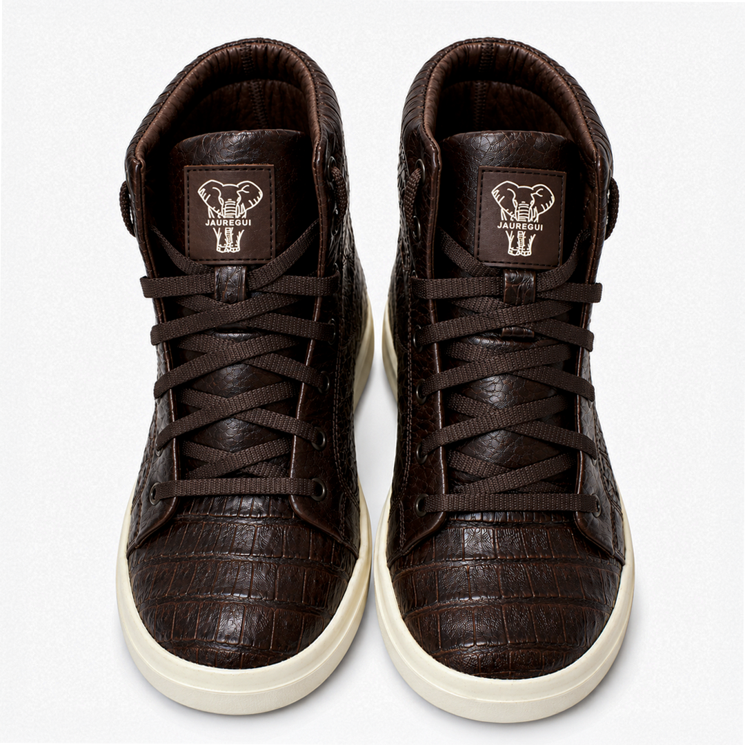Fuego High Top de Cocodrilo Tabaco - Imagen 3